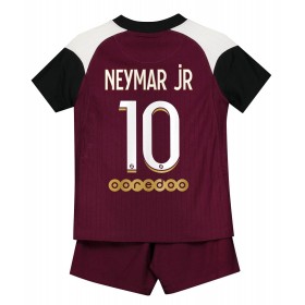 Billige Fotballdrakter Paris Saint-Germain PSG Neymar Jr 10 Barn Tredjedraktsett 2021 Kortermet